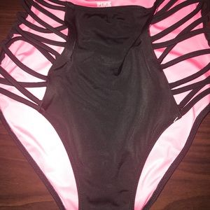 High waisted bikini bottoms